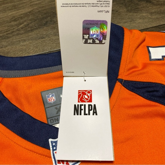 Denver Broncos Nike Courtland Sutton Orange Men's Size XL Jersey Authentic New - Picture 9 of 10